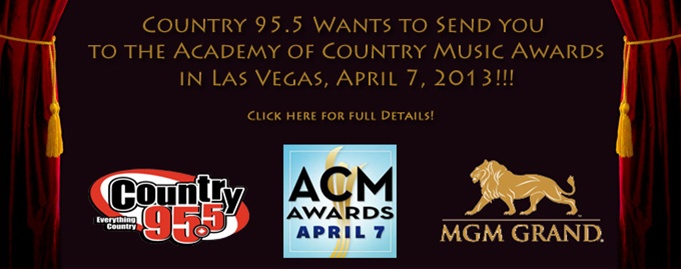Country 95.5 Brings You The Academy of Country Music Awards in Las Vegas!